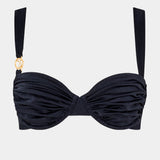 Rose Balconette Top Black